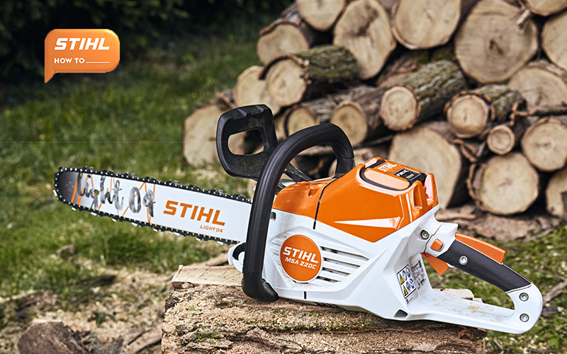 How To Cut Firewood Using A Chainsaw